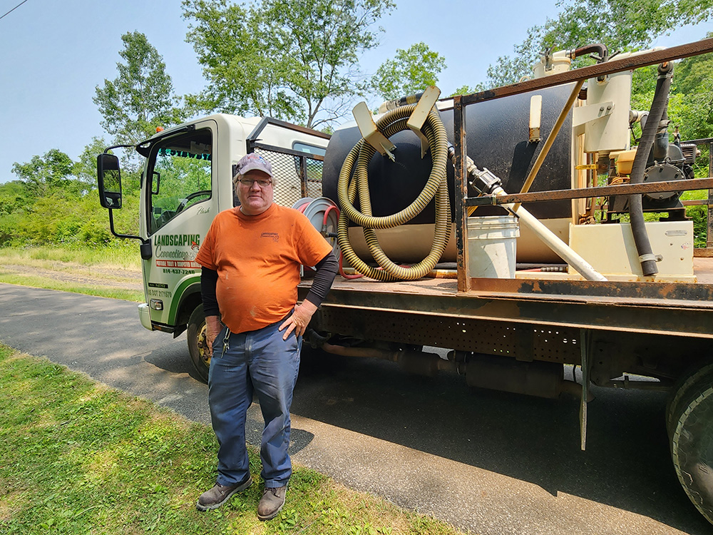 Septic truck and owner